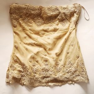 The Limited Strapless Lace Top